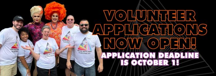 Volunteer Applications Are Open!