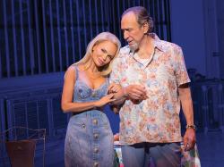 Kristen Chenowith and F. Murray Abraham as Jackie and David Siegel in "The Queen of Versailles" at Emerson Colonial Theatre. Photo by Matthew Murphy.