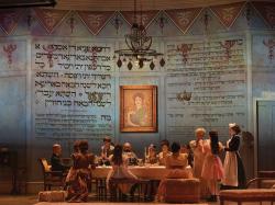 Passover Seder in Tom Stoppard's "Leopoldstadt" at the Huntington Theatre. Photo by Liza Voll.