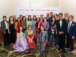 The Asian Community Fund leadership and staff, Gala Co-Chairs, steering committee, partners and honorees together at the Asian Community Fund's Inaugural Gala